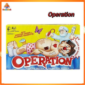 【Operation Game】Operation Electronic Board Game For Kids And Adults Tabletop Games Classic Operation Board Game For Family Party Game Ages 6+ Kid Toy Birthday Gift Boardgame Operating Game Combination Table Games