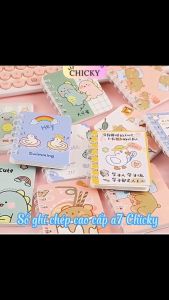 Sổ Lò Xo A7 160 Trang Sổ Ghi Chú Hoạt Hình Dễ Thương Không Kẻ Dòng GSHS
