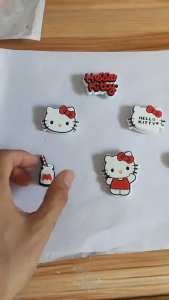 Jibbits Shoe Charm 10PCS Set untuk Crocs Aksesoris Tempelan DIY Karakter Lucu Warna-warni Hiasan Sepatu & Sandal