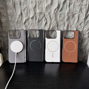 บานพับกล่องแบบพับแม่เหล็กเคสสำหรับ Google พิกเซล10โปรพับได้สำหรับชาร์จไร้สายที่รองรับ MagSafe เป็นมิตรกับผิวสัมผัสเรียบเนียนฝาครอบกันกระแทกเกรดทหารและกันตกบางเฉียบ
