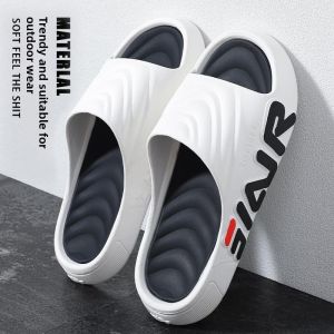 MONLEYTA | Mens Indoor Slippers Soft Bottom Anti-Slip Silent Casual Summer Flip Flops PVC Material Home Use Student House Slippers