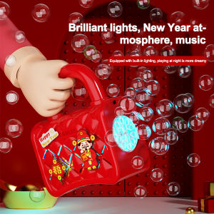 Máy Thổi Bong bóng tự động máy thổi bong bóng xà phòng với đèn nhiều màu sắc với âm nhạc cho năm mới vật dụng cho tiệc sinh nhật ngoài trời