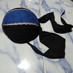blangkon sunan hitam biru batik sliwir
