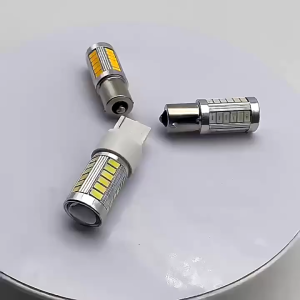 หลอดไฟ LED โคมไฟหน้า P15D ไฟตัดหมอก หลอดไฟเลี้ยว/ไฟเบรค LED ความสว่างสูง ติดตั้งง่าย ใช้พลังงานต่ำ ประหยัดพลังงาน 12V 1 ชิ้น