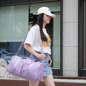 กระเป๋ายิม แห้งเปียกแยกกระเป๋าโยคะหญิงฟอร์ดผ้าว่ายน้ากระเป๋า ดัฟเฟิลความจุขนาดใหญ่กระเป๋าเดินทางระยะสั้น