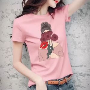 Kaos Oblong Kembang Desa Cantik Distro Cewek Atasan Kekinian Murah