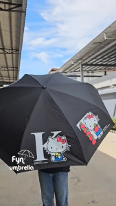 NEW ! ร่มคิตตี้ hello kitty ลิขสิทธิ์แท้ / ร่มกลับด้าน 24 นิ้ว / สกรีนทั้งด้านนอกและด้านใน
