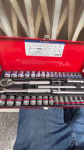 Bộ ĐẦU tuýp 36 chi tiết hệ inch và hệ mét Kingtony 3036CR