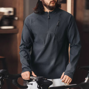 High-end Quick-dry Half-zip Long-sleeve T-shirt