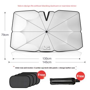 TAIJIXIANG | Sun Protection Insulation Auto Curtain for Front and Side Windows