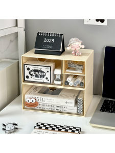 กล่องเก็บของสำหรับโต๊ะทำงานแบบเปิดด้านหน้าใสสำหรับจัดระเบียบของเล่น ชั้นวางของสำหรับห้องนักเรียน กล่องใส่ของสำนักงาน