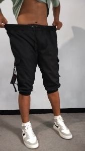 Celana Jogger Pendek 3/4 Celana Jogger Cargo Cropped Street Style