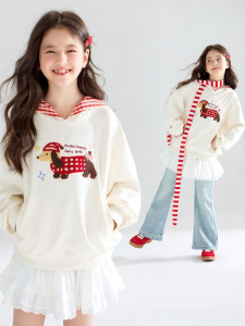 MUCMUKN | Breathable Hoodie with 3D Embroidered Dog Pattern