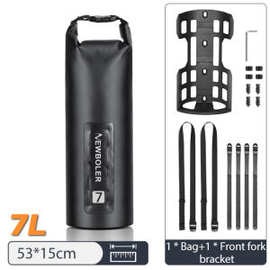 NEWBOLER Portable Waterproof Bike Fork Bag 7L Portable Bike Bag Electric Scooter Bag Bicycle Front Bag Bicycle Fork Bag