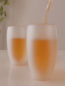 Frosting glass cup bodum PAVINA double wall glasses 250ml 350ml 450ml