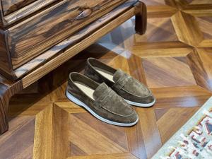 Pure Leather Soft Upgraded Casual Shoes Breathable Slip-On Loafers Flat Heel Korean Style Fashion Mens Footwear Spring Autumn