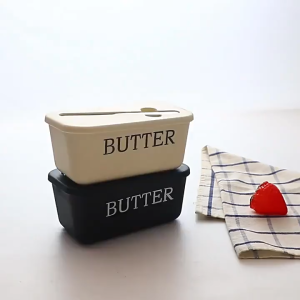 【APEX】Large Butter Container Butter Box Sealed Storage Box With Butter Cutter Tool For Homeuse Kitchen