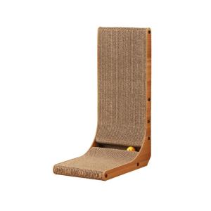 FUKUMARU | Durable L-Shaped Cat Scratching Board With Cat Bed Function