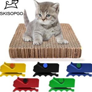 SKISOPGO COD เครื่องตัดกระดาษแข็งสําหรับ Cat Scratchers มือถือเครื่องมือตัดน่ารักพิมพ์การ์ดเครื่องตัด