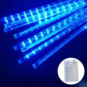 แบตเตอรี่ LED สวนฝนดาวตกฝนไฟ Raindrop โคมไฟสําหรับลานกลางแจ้งปาร์ตี้ Garden Eave ตกแต่งวันหยุด