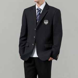 ลำลอง สไตล์ญี่ปุ่น ชุดสูท เสื้อแจ็คเก็ต และ กางเกง ชุดสําหรับนักเรียนมัธยมปลายผู้ใหญ่พิธี Jk Class ชุดแจ๊กเก็ต เสื้อโค้ท