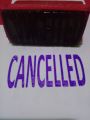 CANCELLED STAMP MACHINE MADE. 
