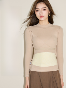 miiow | Warm Thermal Underwear Top For Women High Neck Half High Neck Autumn Clothes Dervo Brand Cat Person New Arrival 2024