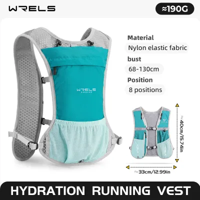 WRELS Mountaineering Vest Sports Men Women Outdoor Hydrating Pack Close-Fitting Anti-Friction#913
