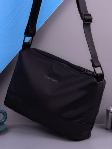 Mens Crossbody Bag 2024 New Style Single Shoulder Waterproof Nylon Oxford Cloth Horizontal Business Small Bag Male Model