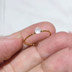 CINCIN WANITA TITANIUM  WARNA GOLD / AKSESORIS WANITA TITANIUM / PERHIASAN FASHION TITANIUM ♥ GIRLIE ACC ♥