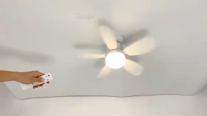 LED Ceiling Fan Light Remote Control 3 Colors Dimming Fan Lamp E27 Bulb Brightness Adjustable Silent Fan Lights for Living Room Bedroom Kitchen