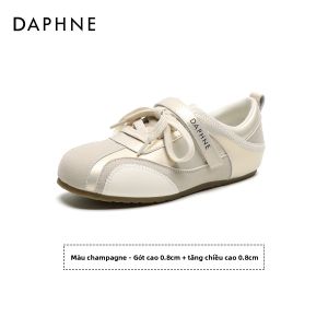 Daphne | Giày Sneaker Nữ Mùa Thu Phong Cách Casual Màu Vàng