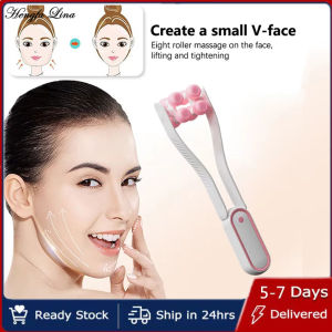 Hengfa Lina Face Lifting Artifact Lifting And Tightening Roller Facial Massager Face Slimming Double Chin Removal V Line Lift Belt Skincare