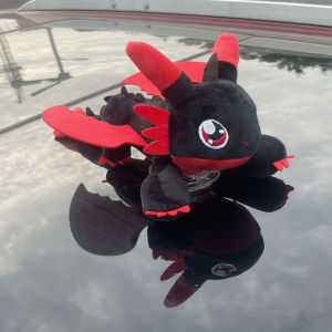 35CM Car Roof Decoration Little Flying Dragon Cute Car Accessories Wing Vibration Cool Personalized Fashion Car Decoration
