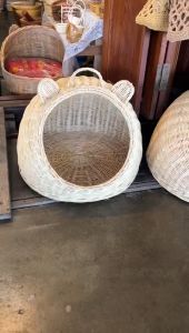 บ้านแมว บ้านสุนัข บ้านหมา บ้านกระต่าย ที่นอนหมา ที่นอนแมว บ้านกระต่าย ที่นอนสัตว์เลี้ยง สานจากหวายแท้ แข็งแรง ทนต่อการขีดขาว กับการกับอย่างดี