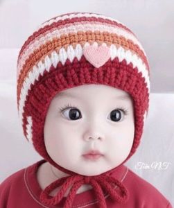 nón mũ len cho bé nón len mùa đông cho bé gái và bé trai từ sơ sinh trở lên