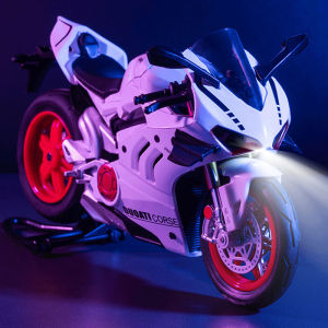 Tỉ Lệ 1:10 S1000RR Kawasaki NINJA H2R Hợp Kim Diecast Xe Máy Mô Hình Có Âm Thanh Ánh Sáng & Chống Sốc Mô Phỏng Cho Bé Trai