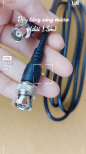 Dây Cáp nối dài anten 1.5m nhập xịn Dây kích sóng Micro | ăng ten kích sóng chuôi gài