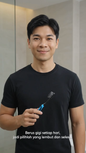 SlimSoft Charcoal Toothbrush Berus Gigi
