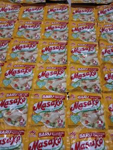 bumbu penyedap rasa spesial promo Masako sachet 8.5 gram+wadah set serbaguna