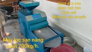 Máy làm sạch gạo máy lọc sạn năng suất 700kg/h