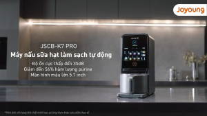 Máy nấu sữa hạt đa năng làm sạch tự động Joyoung JSCB-K7 PRO giảm ồn khử purin chuyên biệt