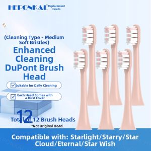 Electric Toothbrush Heads Suitable for Mteeth Fresh Starlight X2 Starlight X3 Eternal Nebula Sprout Home 3 Pack Deep Cleaning