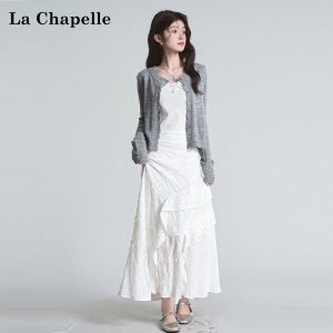La Chapelle | Irregular White A-Line Fish Tail Skirt