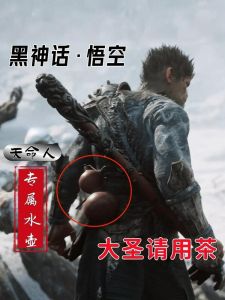 Black Myth Wukong Same Style Gourd Water Bottle Water Cup Creative Wine Pot Decoration Large Qi Tian Da Sheng Destiny Person Exclusive