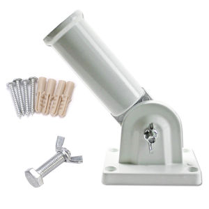 ที่ยึดธงอลูมิเนียมปรับได้ 180 องศาสำหรับการขันยึดกับขายึดติดผนัง