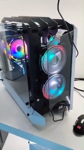 Keytech Robin Scene Tempered Glass Gaming Pc Case