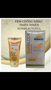Kem chống nắng dưỡng ẩm bảo vệ da Sunbeautuful Sunblock giúp dưỡng trắng kiềm dầu Tiến Phát Cosmetics
