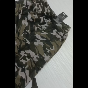 [9799] SELUAR PANJANG WANITA YANG BERCORAK ASKAR DAN MEMPUNYAI 4 POKET (KAKI ADA GETAH)