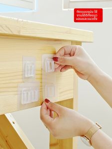 ติดผนังแบบหนานหนาที่ติดได้แรงสำหรับห้องน้ำ ไม่ต้องเจาะ ไม่มีรอยติด แผ่นซับแบบสองแถว แผ่นซับแบบไม่มีรอยติด